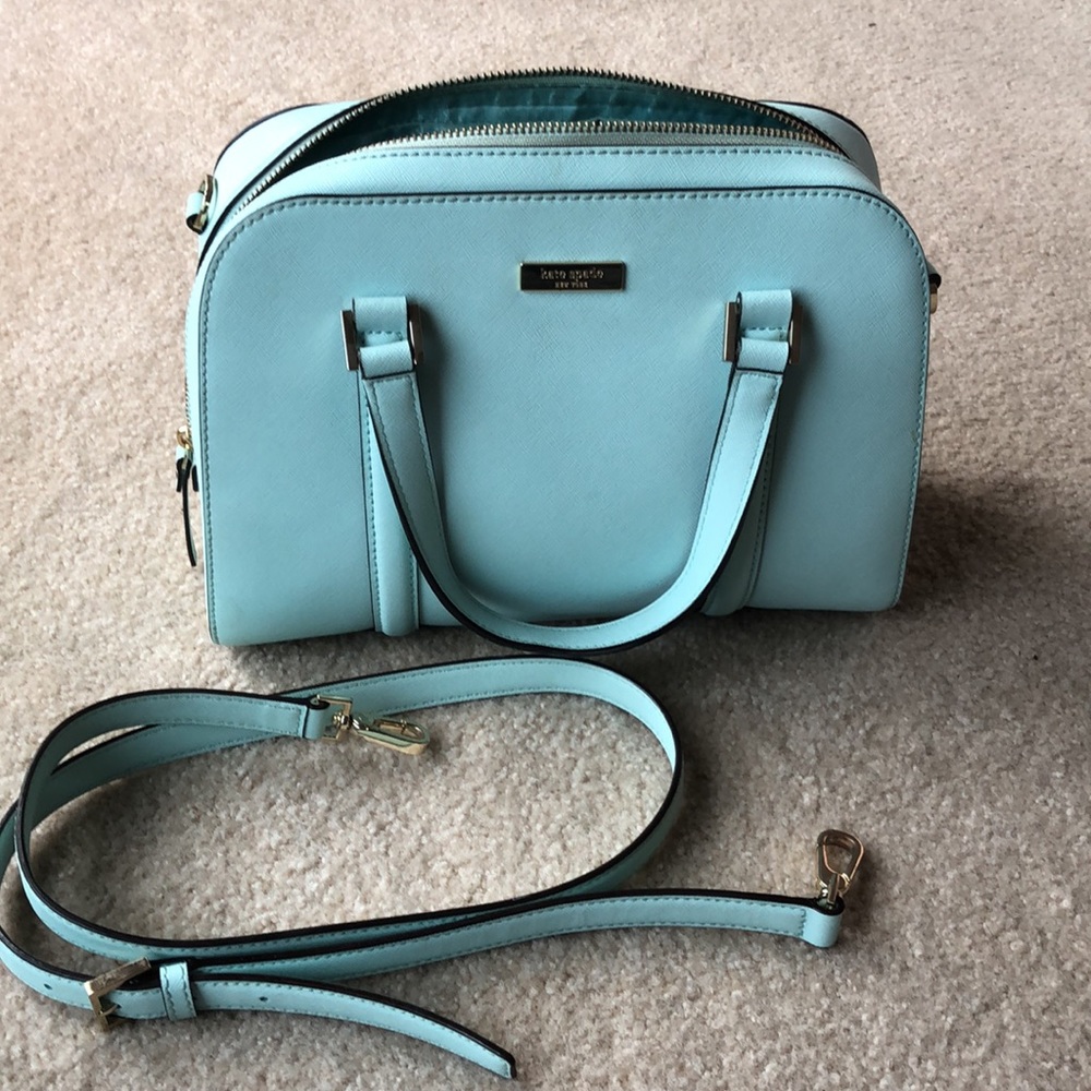kate spade tiffany blue crossbody purse